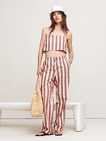 Cotton Poplin Cropped Cami