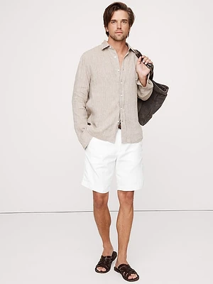 Lino 9" Linen Short