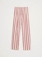 Cotton Poplin Pull-On Pant