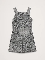 Cotton Poplin Mini Dress with Belt Bag
