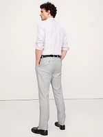 Herringbone Linen-Cotton Suit Pant