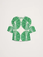 Cotton Poplin Trapeze Top