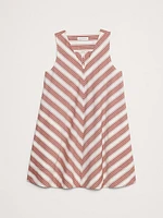 Cotton Poplin Swing Mini Dress
