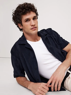 Textured Terry Resort Shirt