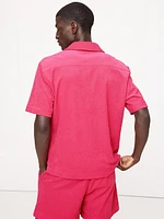 Ribbed Terry Polo