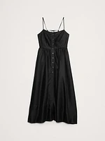 Linen Corset Long Midi Dress