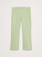 Mid-Rise Cotton Capri