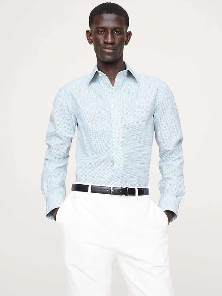 Slim-Fit Wrinkle-Resistant Dress Shirt