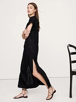 Linen Kaftan Maxi Dress