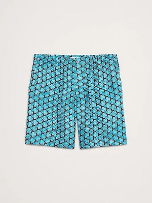 The White Lotus 8" Silk Twill Pull-On Short