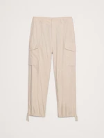The White Lotus Relaxed Poplin Cargo Pants