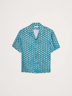 The White Lotus Silk Twill Resort Shirt