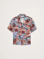 The White Lotus Silk Twill Resort Shirt