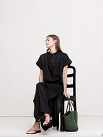 Linen Kaftan Maxi Dress