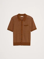 Stripe Cotton Resort Shirt