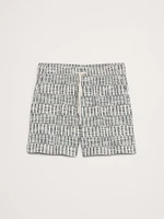 5" Jacquard Knit Pull-On Short
