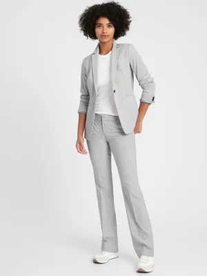 Long and Lean-Fit Washable Wool-Blend Blazer
