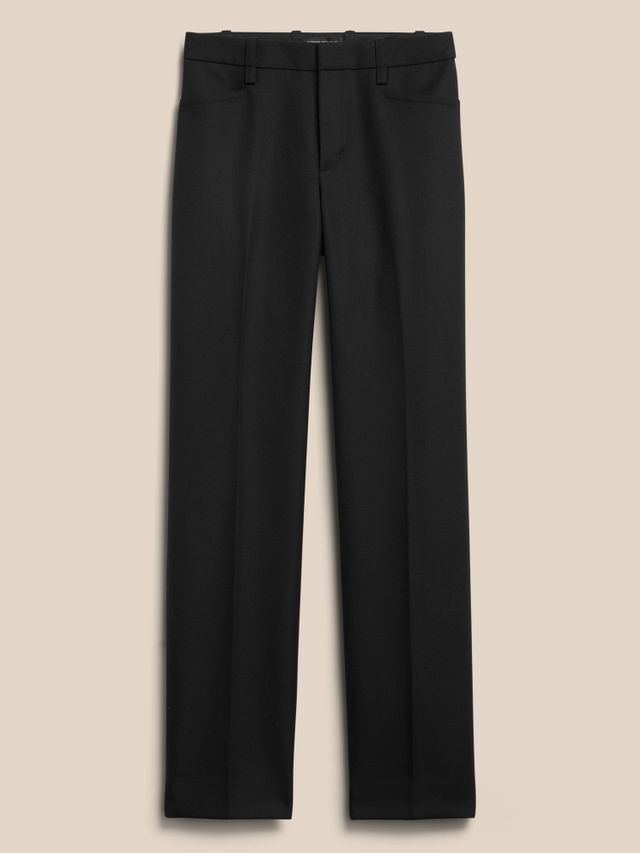 Seahaven Straight Italian Cotton-Linen Pant