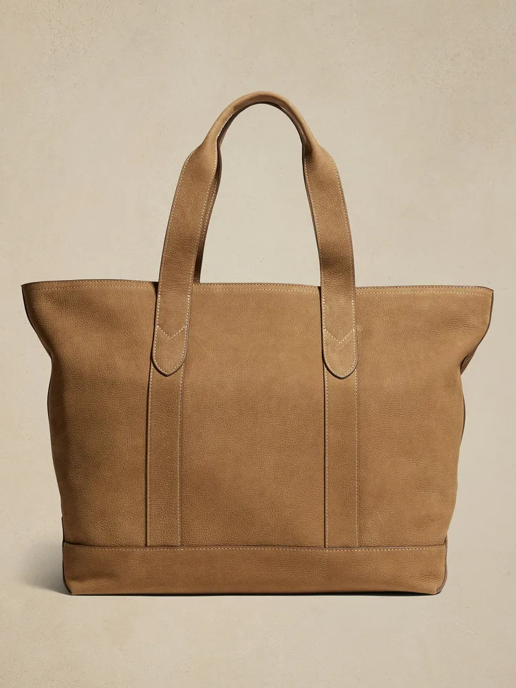 Nubuck Leather Tote