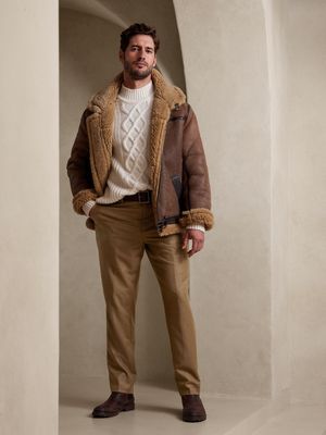 Tapered Perfect Flannel Dress Pant