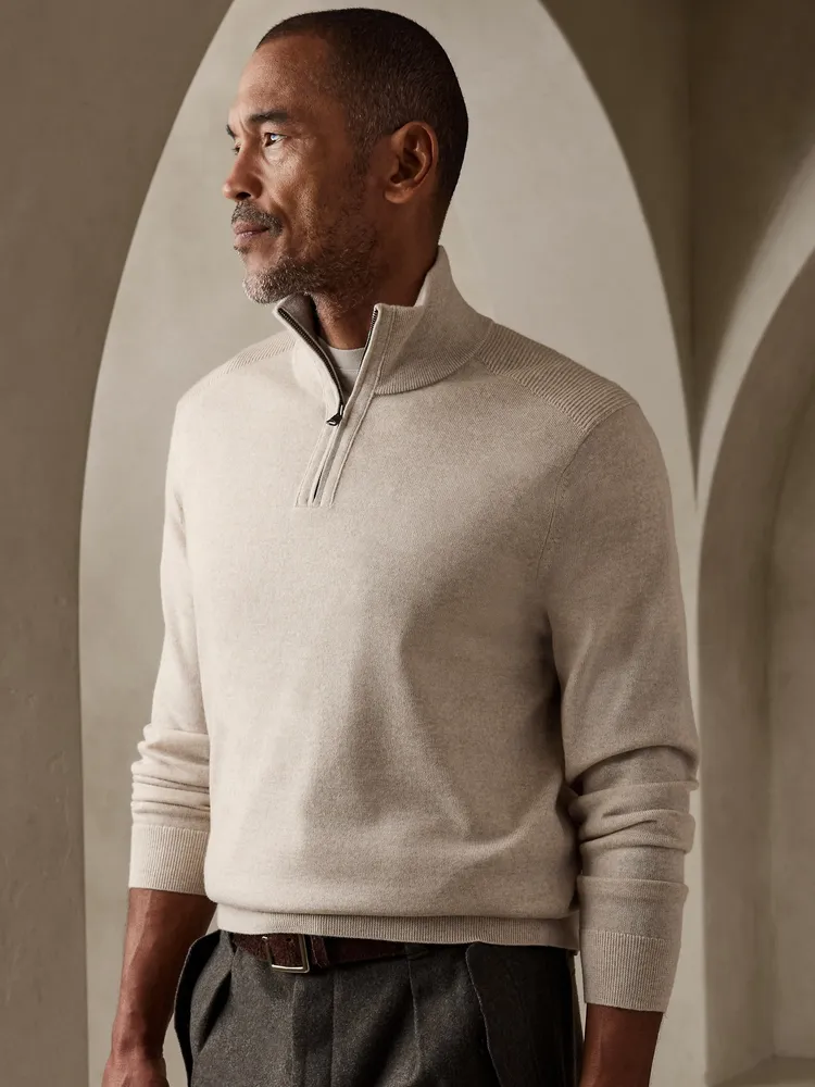 Banana Republic Franki Merino Half-Zip Sweater | Yorkdale Mall