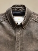 BR ARCHIVES Leather Flight Jacket