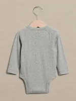 Essential SUPIMA® Henley Bodysuit for Baby