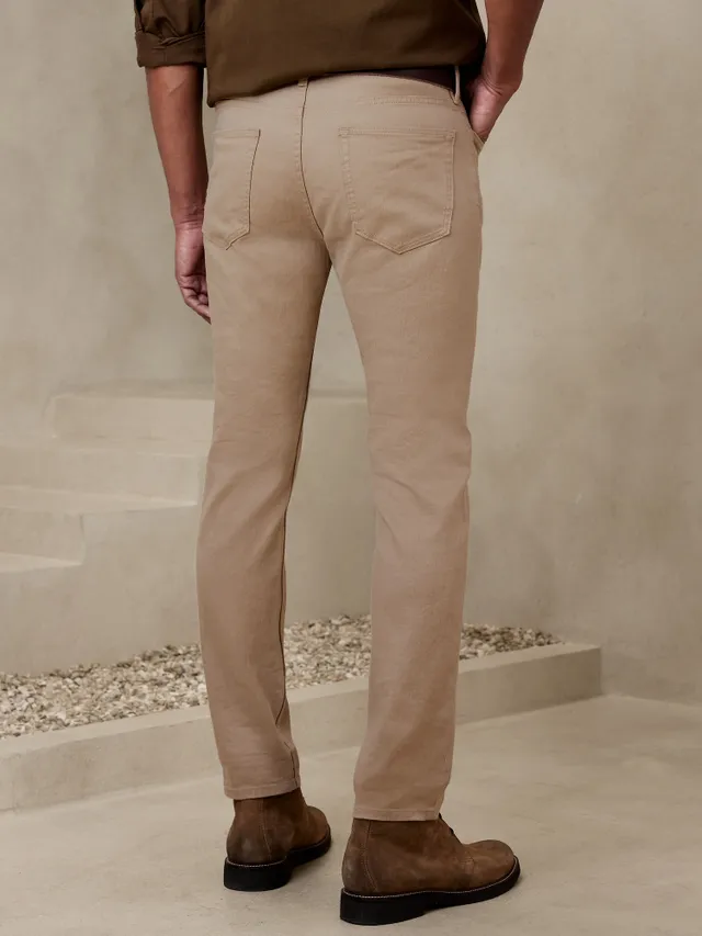 Slim Linen-Cotton Traveler Pant