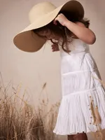 Oversized Straw Hat for Baby + Toddler