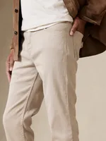Slim Linen-Cotton Traveler Pant