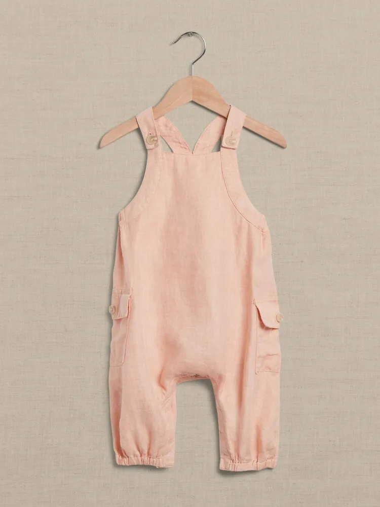 Linen Bubble Romper for Baby