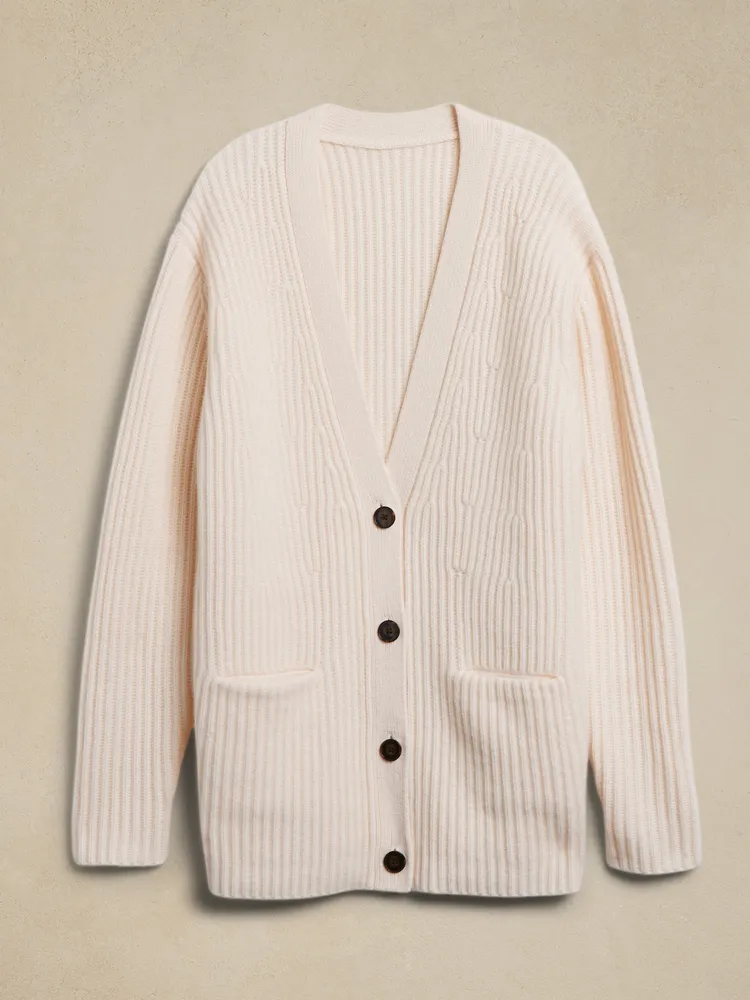 Alta Brushed Cashmere Cardigan