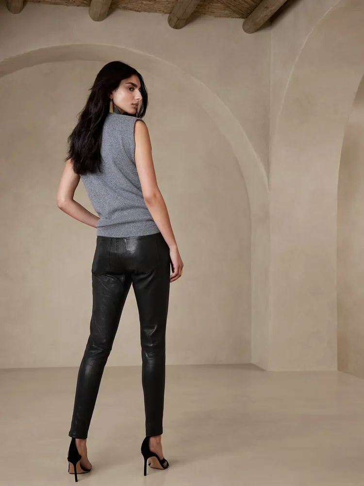 Designer leather pants for Women  SSENSE Canada