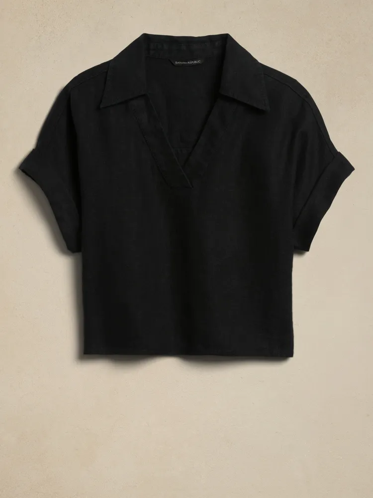 Cruz Linen Utility Top