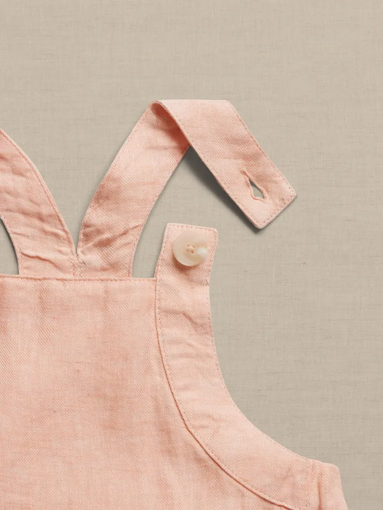 Linen Bubble Romper for Baby