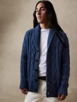 Raoul Cotton Cable Cardigan