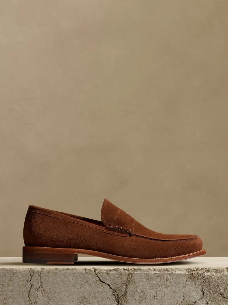 Asher Suede Penny Loafer