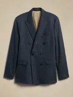 Clark Wool-Linen Suit Jacket