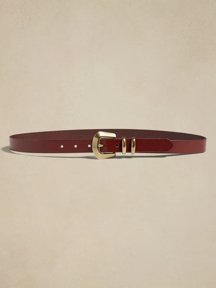 Angolo Leather Belt