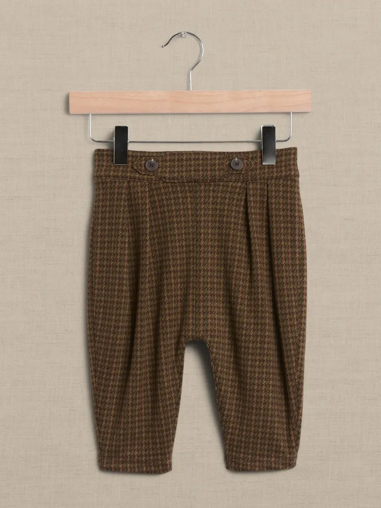 Pantalon d’explorateur à motif pied-de-poule pour Bébé et Tout-petit