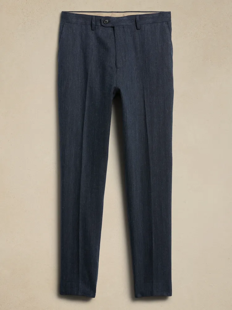 Clark Wool-Linen Suit Pant