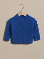 Precioso Cable Sweater for Baby + Toddler