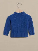 Precioso Cable Sweater for Baby + Toddler