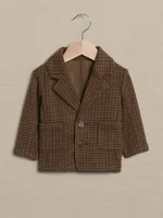 Blazer d’explorateur à motif pied-de-poule pour Bébé et Tout-petit