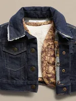 Sherpa Jean Jacket for Baby + Toddler