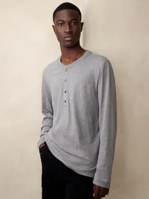 Soft Wash Henley T-Shirt