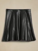 Rivina Leather Mini Skirt