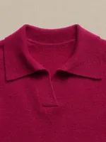 Luna Cashmere Sweater Polo for Baby + Toddler