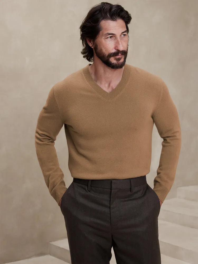 Alta Cashmere V-Neck Sweater