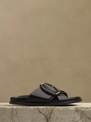 Ravello Leather Slide